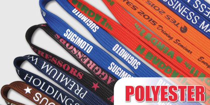 สายคล้องคอพนักงานผ้าโพลีเอสเตอร์